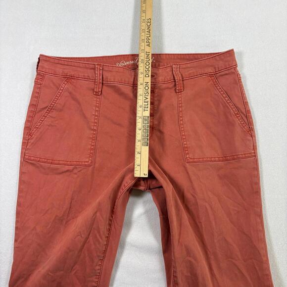 Universal Thread womens jeans 14 32R red mid rise skinny button fly Y2K - Picture 13 of 16